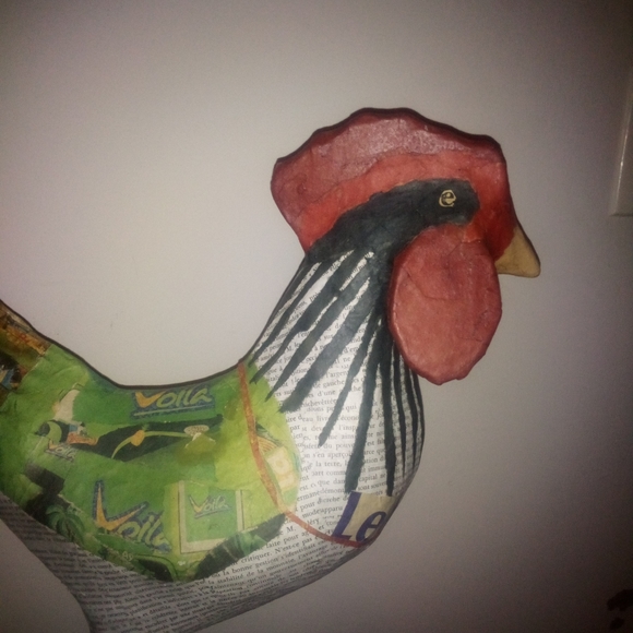 Beautiful large unique rooster - Picture 2 of 4